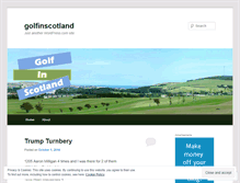 Tablet Screenshot of golfinscotland.wordpress.com