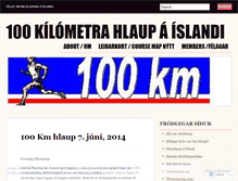 Tablet Screenshot of iceland100k.wordpress.com