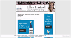 Desktop Screenshot of ellenhartzell.wordpress.com