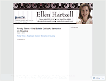 Tablet Screenshot of ellenhartzell.wordpress.com