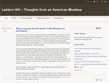 Tablet Screenshot of lanternhillmuslima.wordpress.com