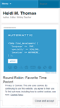 Mobile Screenshot of heidiwriter.wordpress.com