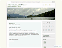 Tablet Screenshot of intanshahirah.wordpress.com