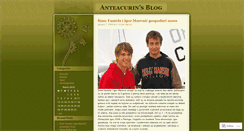 Desktop Screenshot of anteacurin.wordpress.com