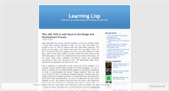 Desktop Screenshot of lispy.wordpress.com