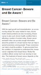 Mobile Screenshot of breastcanceranimatedvideofocusapps.wordpress.com