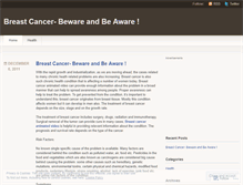 Tablet Screenshot of breastcanceranimatedvideofocusapps.wordpress.com