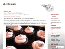 Tablet Screenshot of cheftamara.wordpress.com