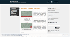 Desktop Screenshot of drseansdiary.wordpress.com