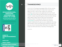 Tablet Screenshot of myahandmeblog.wordpress.com