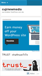 Mobile Screenshot of cujrnewmedia.wordpress.com
