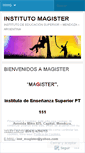 Mobile Screenshot of iesmagister.wordpress.com