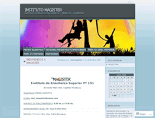 Tablet Screenshot of iesmagister.wordpress.com