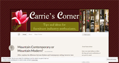 Desktop Screenshot of carriefarmer.wordpress.com