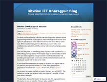 Tablet Screenshot of bitwiseiitkgp.wordpress.com