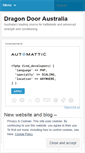 Mobile Screenshot of dragondooraustralia.wordpress.com