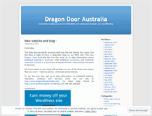 Tablet Screenshot of dragondooraustralia.wordpress.com