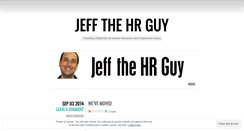 Desktop Screenshot of jeffthehrguy.wordpress.com