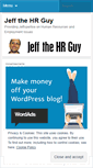 Mobile Screenshot of jeffthehrguy.wordpress.com