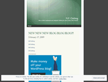 Tablet Screenshot of monstarclothing.wordpress.com