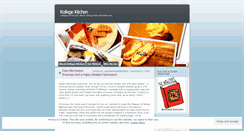 Desktop Screenshot of kollegekitchen.wordpress.com