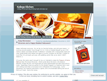 Tablet Screenshot of kollegekitchen.wordpress.com