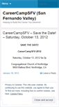 Mobile Screenshot of careercampsfv.wordpress.com