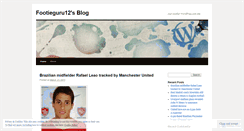Desktop Screenshot of footieguru12.wordpress.com