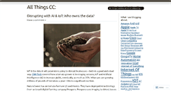 Desktop Screenshot of allthingscc.wordpress.com