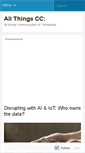 Mobile Screenshot of allthingscc.wordpress.com