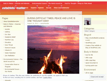 Tablet Screenshot of eatablebiomatter.wordpress.com
