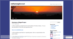 Desktop Screenshot of nathaneaglescout.wordpress.com