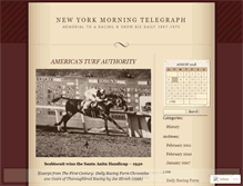 Tablet Screenshot of morningtelegraph.wordpress.com