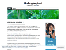 Tablet Screenshot of gudanginspirasi.wordpress.com