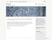 Tablet Screenshot of knittikins.wordpress.com