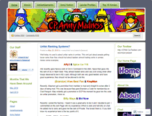 Tablet Screenshot of cparmymadness.wordpress.com