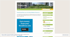 Desktop Screenshot of foodcycles.wordpress.com