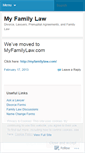 Mobile Screenshot of myfamilylaw.wordpress.com