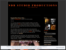 Tablet Screenshot of ndbstudios.wordpress.com