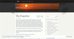 Desktop Screenshot of oneforlove.wordpress.com