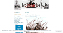 Desktop Screenshot of legendarios.wordpress.com