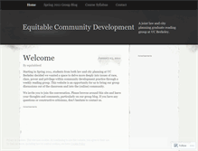 Tablet Screenshot of equitablecd.wordpress.com
