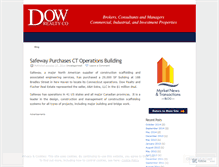 Tablet Screenshot of dowrealty.wordpress.com