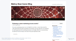 Desktop Screenshot of mallorydeancareerblog.wordpress.com