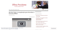 Desktop Screenshot of dilmapresidente.wordpress.com