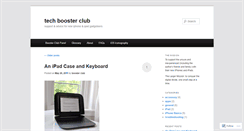 Desktop Screenshot of boosterclub.wordpress.com