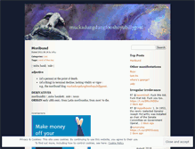 Tablet Screenshot of muckadungdungfooshoyubillygoat.wordpress.com