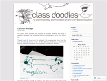 Tablet Screenshot of classdoodles.wordpress.com