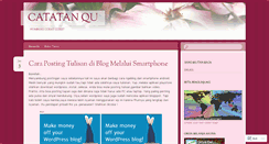 Desktop Screenshot of cahayahantari.wordpress.com