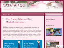 Tablet Screenshot of cahayahantari.wordpress.com